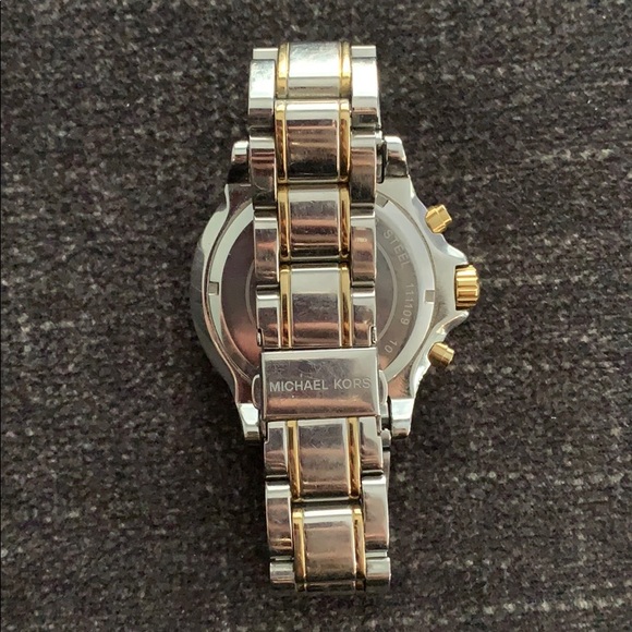 Michael Kors Oversized Two Tone Watch - Picture 3 of 4
